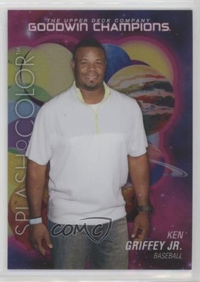 2023 Goodwin Champions Platinum Splash of Color Cosmic Ken Griffey Jr HOF 1v1r