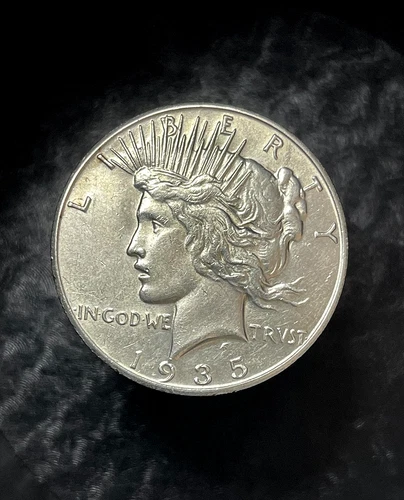 1935 S Silver Peace Dollar UNCIRCULATED Key Date!