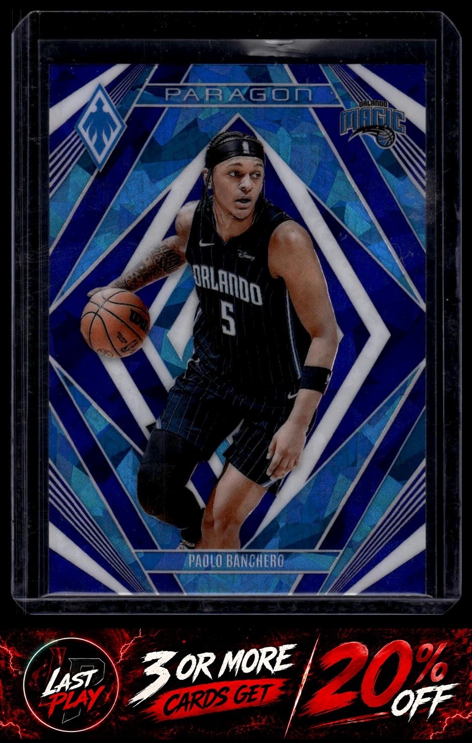 2023-24 Panini Phoenix #23 Paolo Banchero Paragon Phoenix Blue Ice