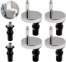 4 Pack Quick Release Toilet Seat Fixings, Universal Toilet Seat Hinge Fittings R