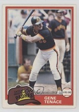 1981 O-Pee-Chee White Back Gene Tenace #29 19er