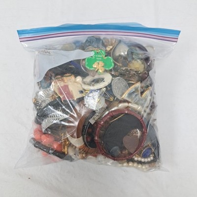 Bag Old Unsearched Jewelry Lot Watches Vintage Estate Find Junk Drawer 5.5 lbs