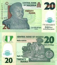 Nigeria 20 naira 2018 P-34n(1) UNC