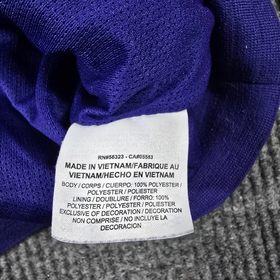 Chaqueta Nike Para Hombre 2XL Púrpura Azul Rojo Correvientos Con Capucha Cremallera Completa Bloque de Color Retro Foto 4 de 4