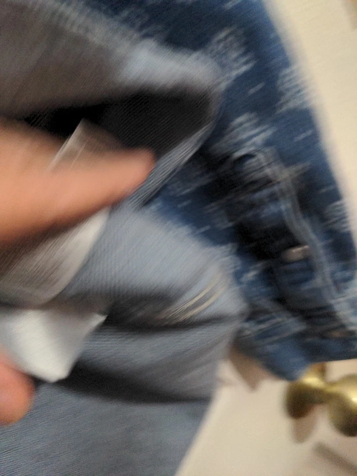 Levi's Women's Paisley Pearl Snap 100% Cotton Western Denim Jean Shirt Size L - Image 4 of 4