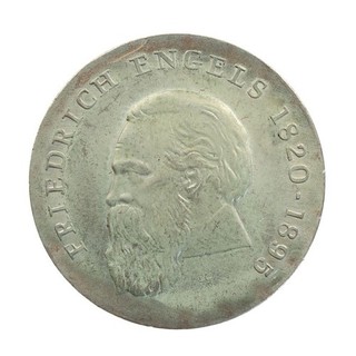 DDR 1970 20 Mark Friedrich Engels | Silber