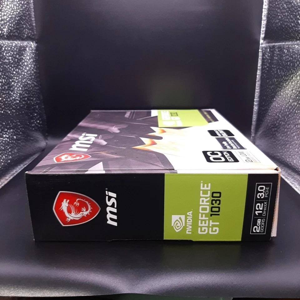 MSI GeForce GT 1030 2GB DDR4 OC Edition Graphics Card Low Profile Fanless Used - Image 3 of 4