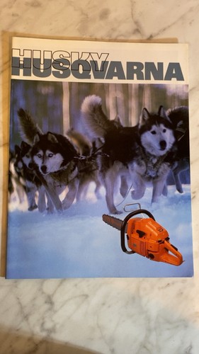 Vintage 1989 Husky Husqvarna Chainsaw Catalog  Specifications & Instructions