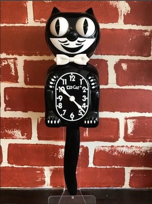 Classic Black Kit-Cat Klock (15.5  high)