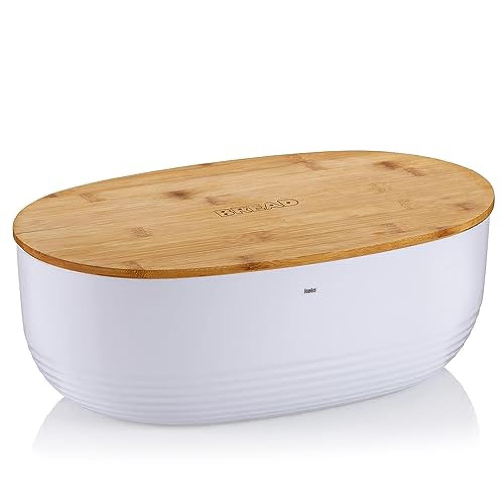Kela Kecku Portapane Bianco 37x23cm - Design Moderno e Funzionale