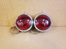 Vintage 1940s 1950s Police Car Ambulance Fire Chief Red Emergency Lights Unity