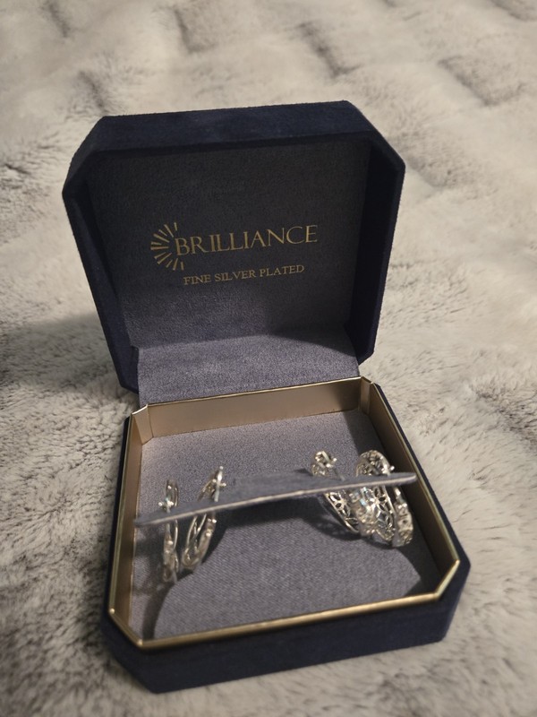 Brillance Fine Silver Plated Earrings