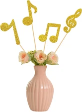 Music Notes Centerpiece Sticks - Music Concert Themed Centerpieces - Wedding Eng