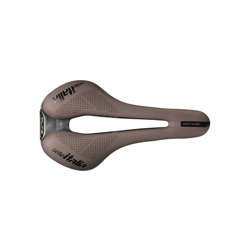 SELLE ITALIA FLITE BOOST TI316 SUPERFLOW GRAVEL SADDLE COLOUR MUD BROWN SIZE L3