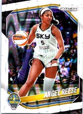 2025 Panini Prizm WNBA #92 Angel Reese White Seismic Prizms