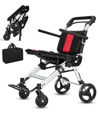 Wheelchairs for Adults,Transport Wheelchair Lightweight Foldable Chairs with ...