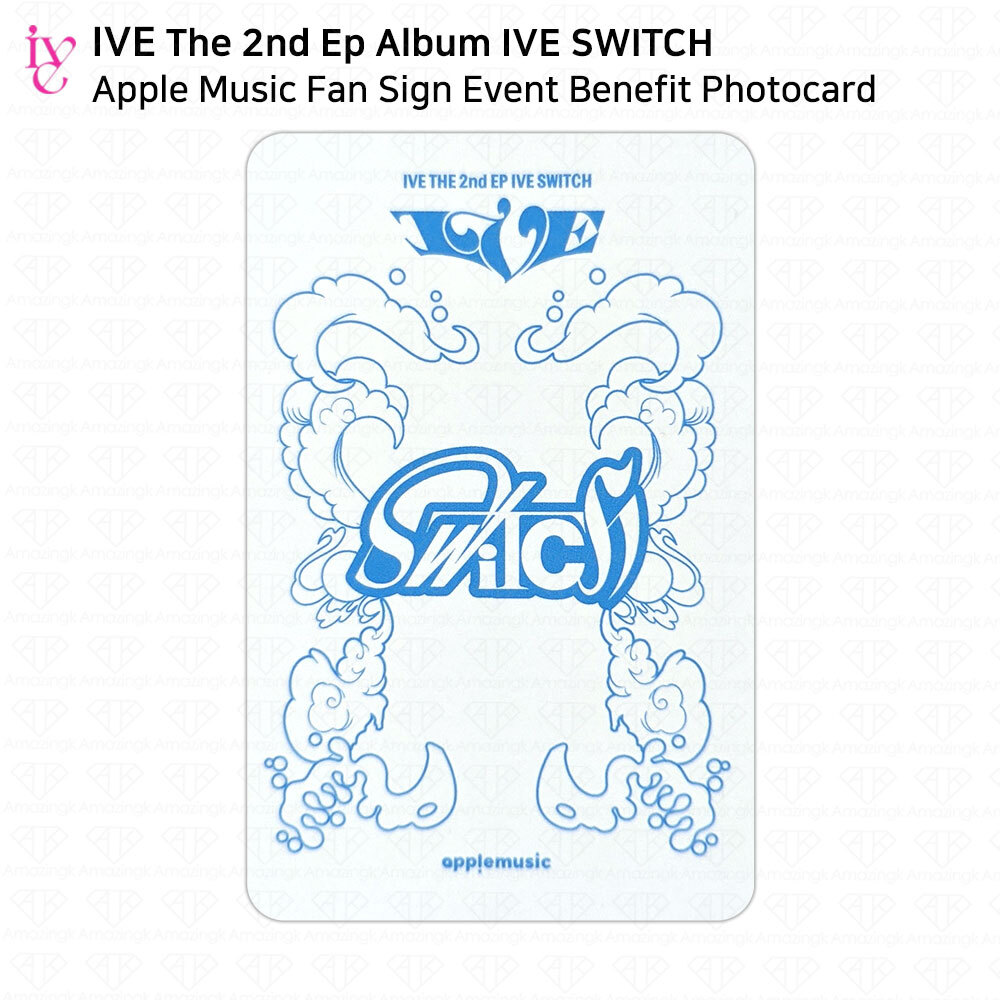 Fan Sign I've IVE The 2nd EP Album IVE SWITCH Apple Music 1st Fan Sign Event Benefit ...