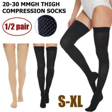 Thigh High Compression Socks Circulation Over the Knee-Best Support for Running