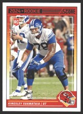 Kingsley Suamataia #331 2024 Score Kansas City ChiefsRC Rookie