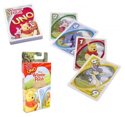 ONE Special Edition Winnie the Pooh Bear Group Playing Cards Walt Disney 