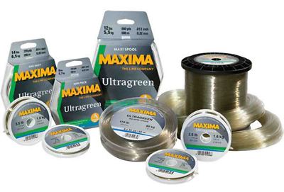 Maxima Chameleon 50M Spools Ultra Green Fishing Line - Complete Range Available