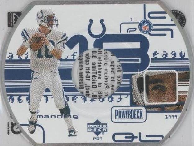 1999 Upper Deck Powerdeck Peyton Manning #PD7 - 1 of 2
