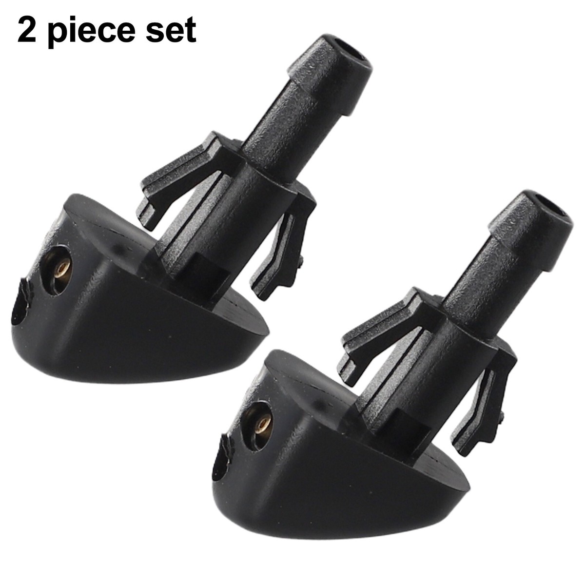 エアージェット Black Water Spray Jet Nozzles Front For Suzuki for Grand Vitara XL
