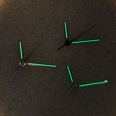 PVD Modified Watch Hands Green Luminous watch Hands für NH35/NH36/4R/7S Movement