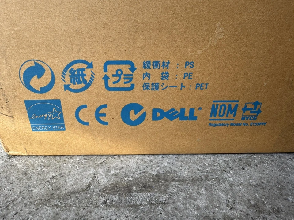 VINTAGE NOS 2004 DELL - E153FP LCD Flat Panel Monitor - Image 3 of 4