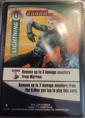 Shhhh # 71/131 X-Men Trading Game Cards Uncommons TCG WOTC 2000