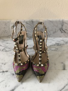 valentino rockstud caged pumps