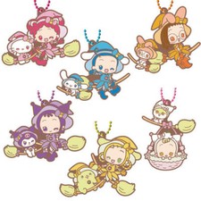 Sanrio Blind Box Toy Ojamajo Doremi Rubber Strap Keychain 1 Random Charm 