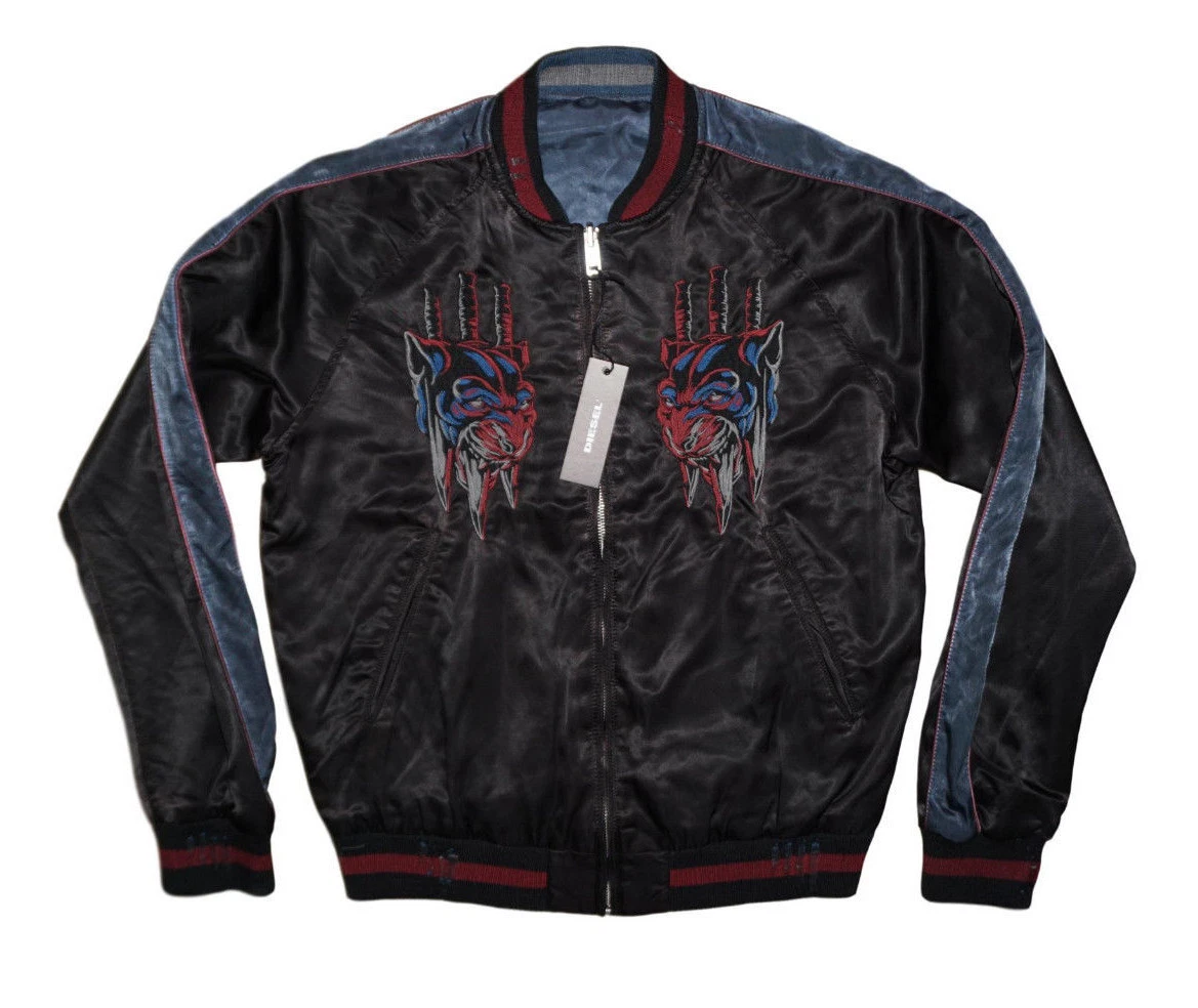 DIESEL J-ISAAC JACKET REVERSIBLE SIZE M 100% AUTHENTIC