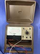 Heathkit Utility Solid State Voltmeter Model IM-17 in Hard Case Untested
