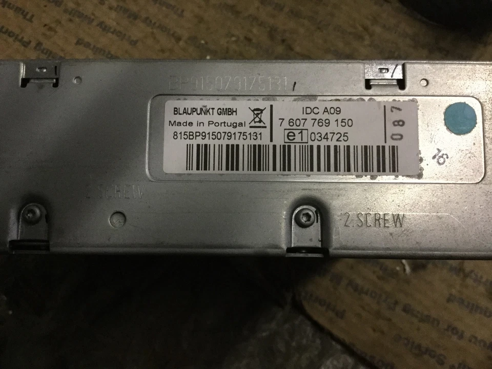 05 06 07 08 Maserati Quattroporte 5 Disc Player Unit 7607769150 - Изображение 3 из 3