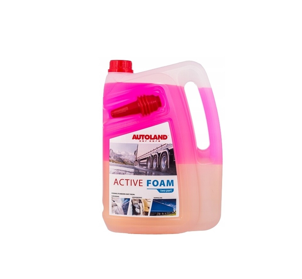 Mousse active puissante Autoland bidon 5L dégraissant carrosserie auto