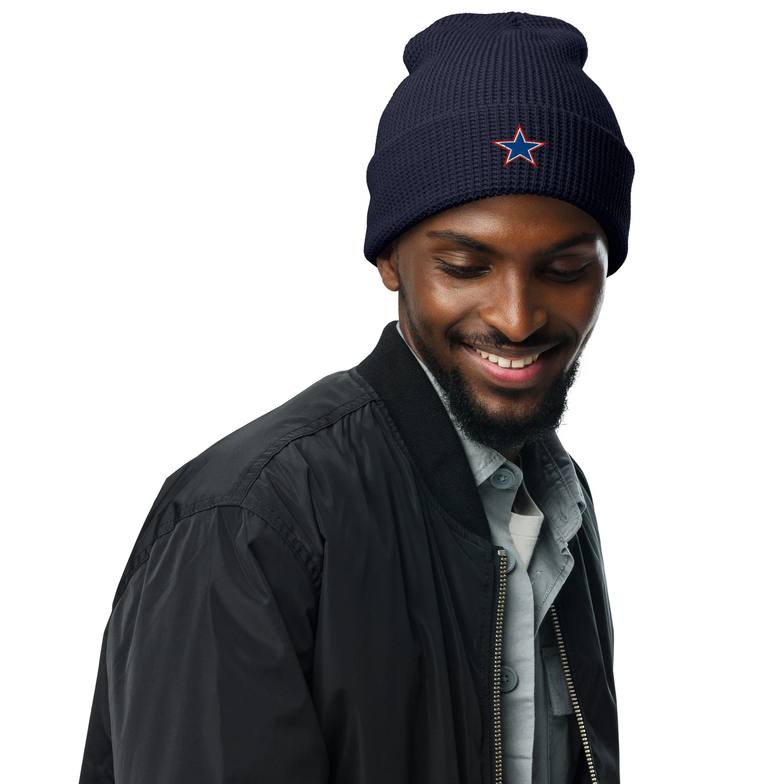 American Star Waffle beanie