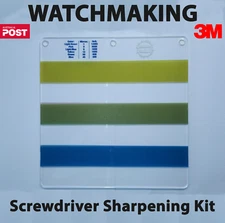 Watchmaking 3M Lapping Film Screwdriver Sharpening Kit | Watch Repair Kit