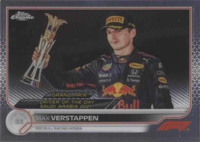 2022 Topps Chrome Formula 1 - Max Verstappen #192 - 1 of 1