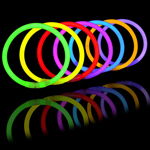 144 Pcs 8" Glowsticks, Bracelets Necklaces, Glow in the Dark Party Favors, Easte - Picture 7 of 12