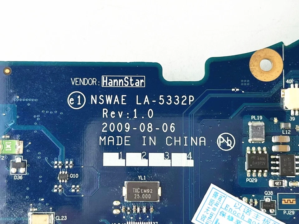 K000084370 LA-5332P for Toshiba Satellite L500D Laptop Motherboard AMD DDR2 - Image 4 of 4