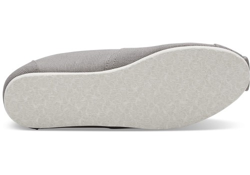 New $50 TOMS Venice Collection Alpargata Classic Flats Morning Dove Canvas 7 1/2 - Picture 3 of 9