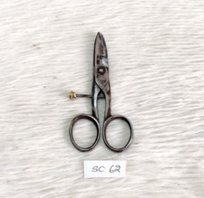 Antique Iron Adjustable Cutting Scissors Rare Decorative Collectible SC62