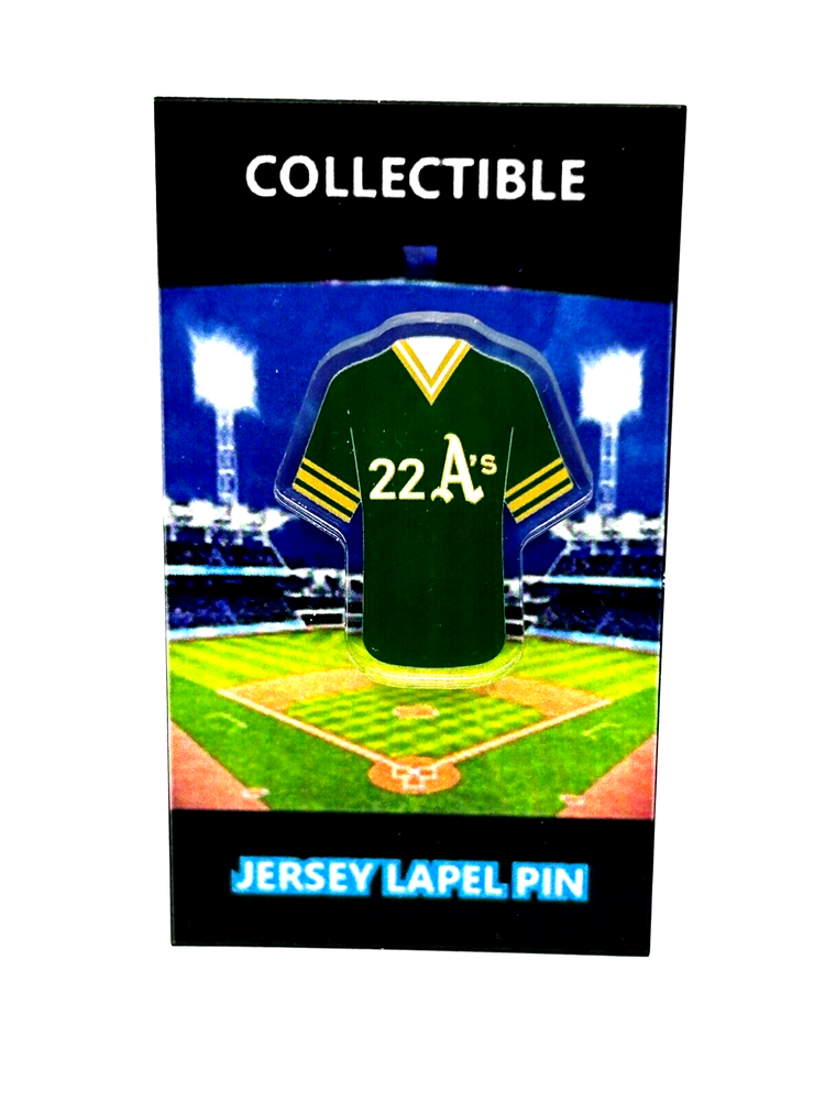 Oakland Athletics Tony LaRussa jersey lapel pin-Classic RETRO Collectible