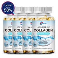 Marine Collagen Capsules,Hydrolysed Type I Collagen Peptides For Skin Hair Nails