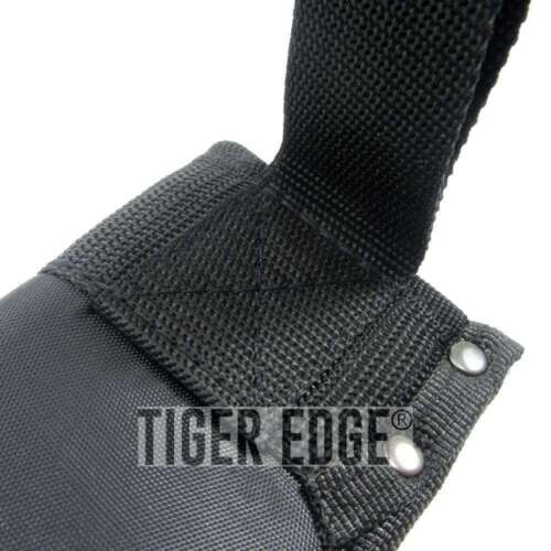 FIXED-BLADE KNIFE SHEATH | Durable Black Nylon Belt Pouch - For Blades up to 8" - Picture 4 of 11