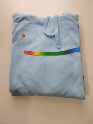 Dream Light Blue Rainbow Smile Hoodie Dream Merch