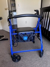 Medline Steel Folding Rollator Walker - MDS86850ESKD
