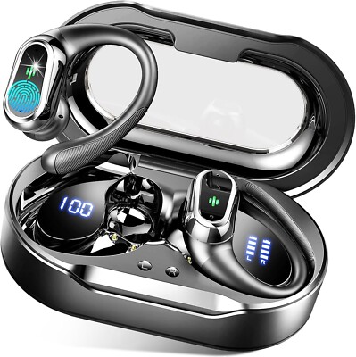 Rolosar Q76 True Wireless Earbuds, 50H Stereo Wireless