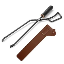 Samamixx Firewood Scissors Charcoal Scissors Tongs Fireplace Tongs Fire Scissors